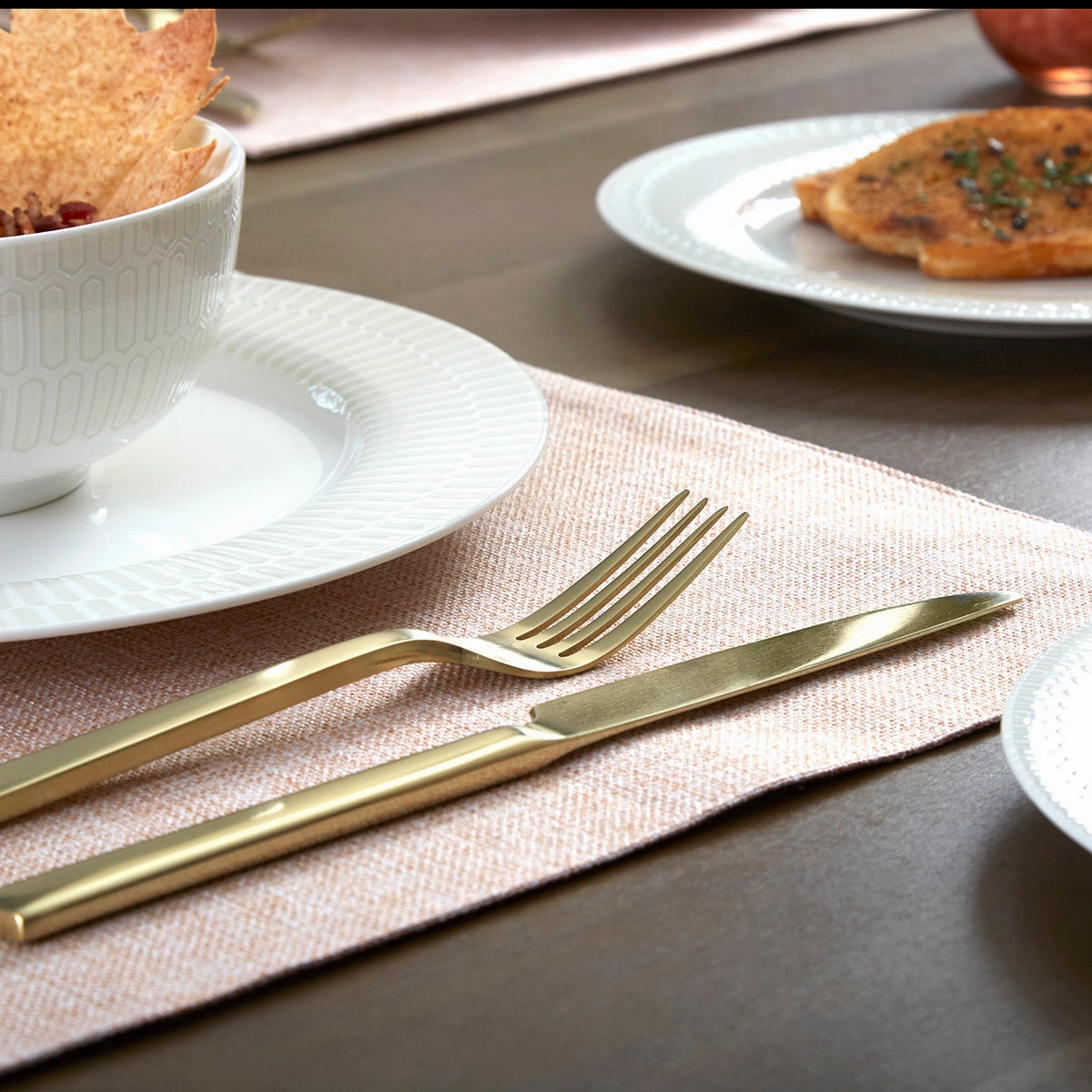 Chefs Table Champagne 20 Piece Flatware Set
