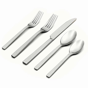 Chefs Table Hammered 20 Piece Flatware Set