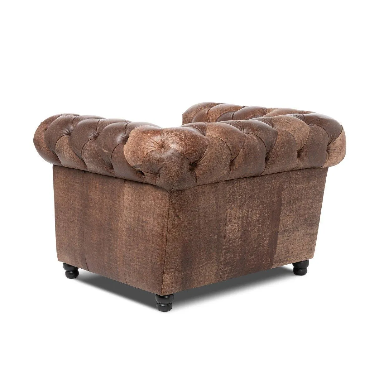 Chesterfield Distressed Leather Chair