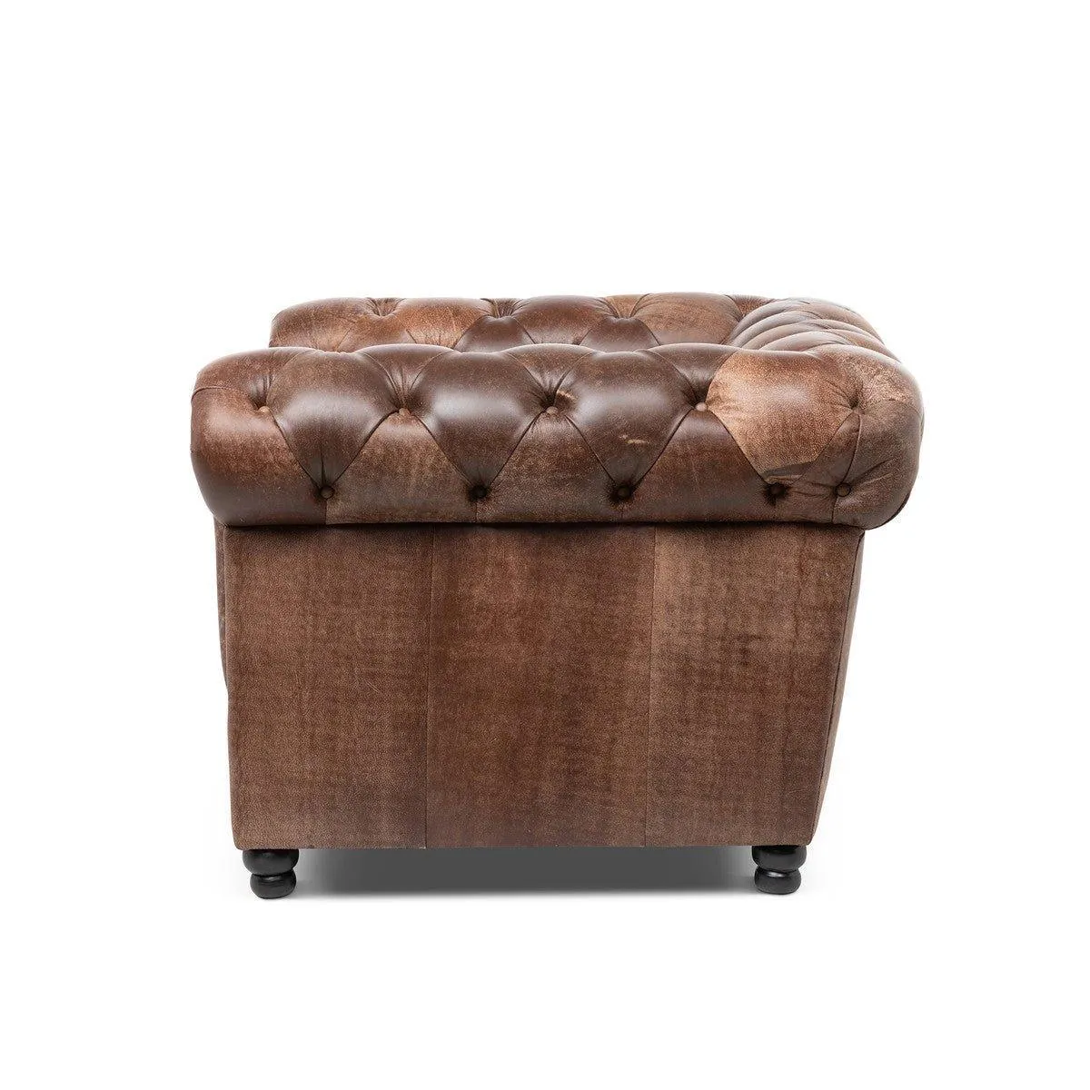 Chesterfield Distressed Leather Sofa