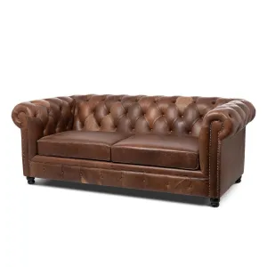 Chesterfield Distressed Leather Sofa gaming chair, computer chair