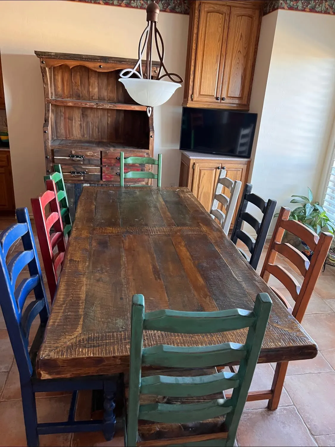 Chihuahua Pine Rustic Dining Tables