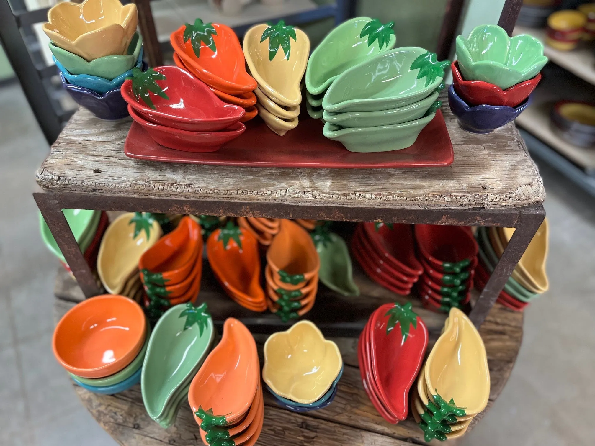 Chili Pepper Shape Bowls