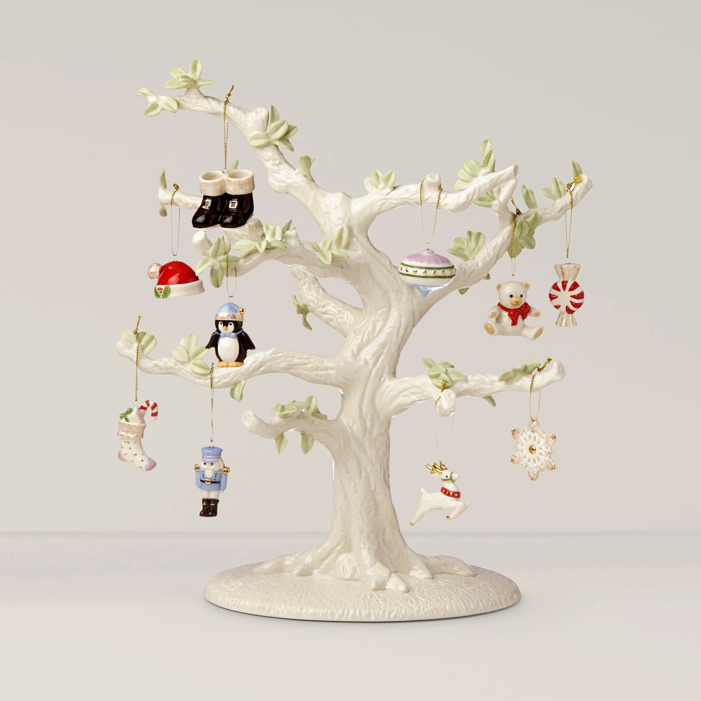Christmas Memories 11-Piece Ornament & Tree Set