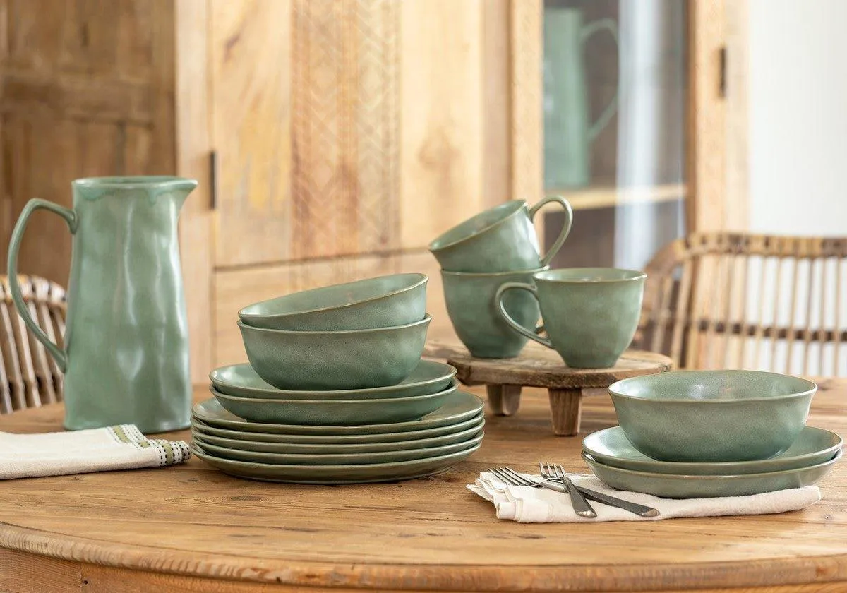 Clara Glazed Dinnerware - 16 Pc Set