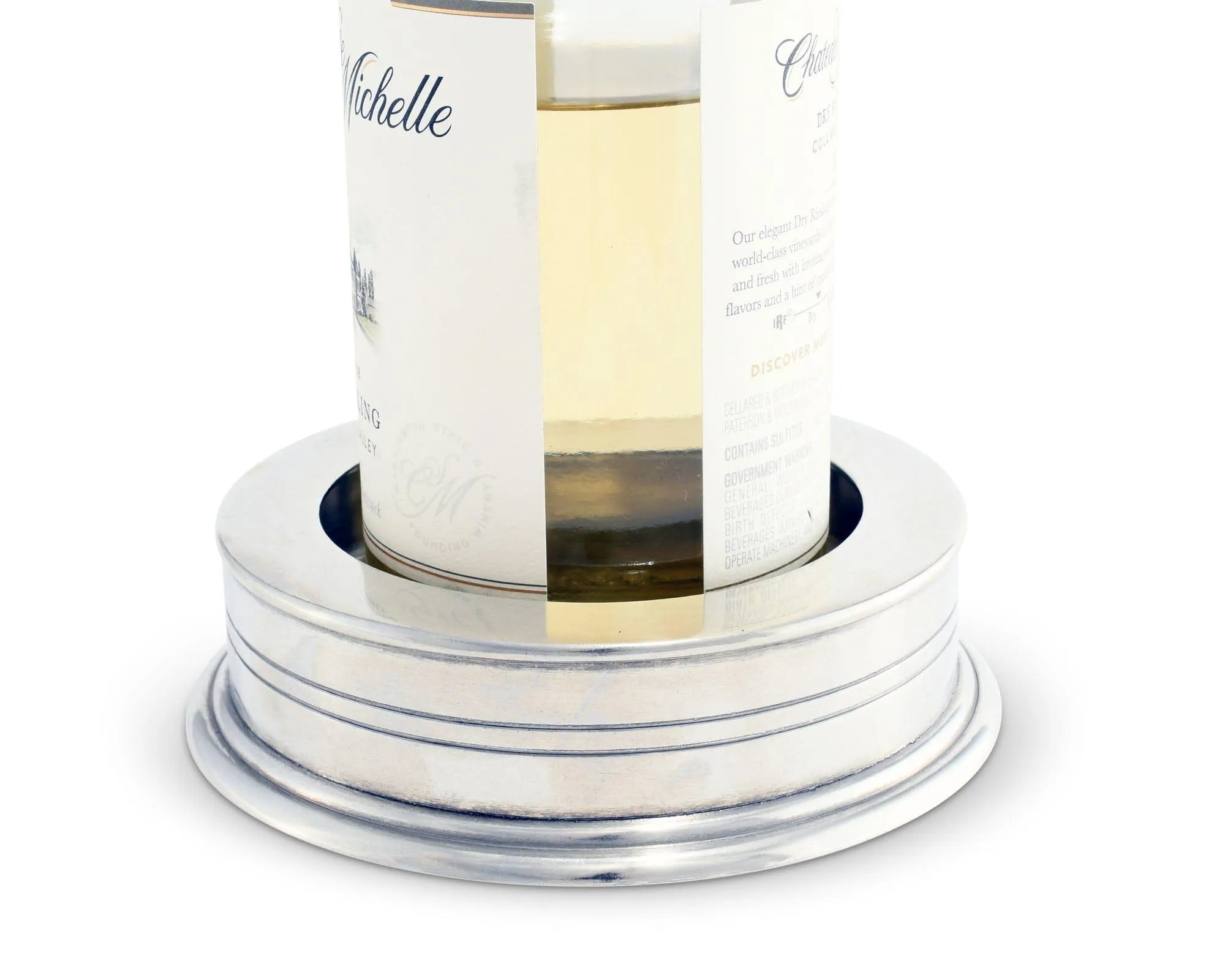 Classic Pewter Wine Coaster toilet seat cover, slow close seat