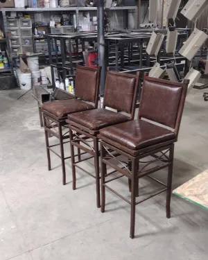 Classic Rustic Armless Bar Chair gaming chair, computer chair