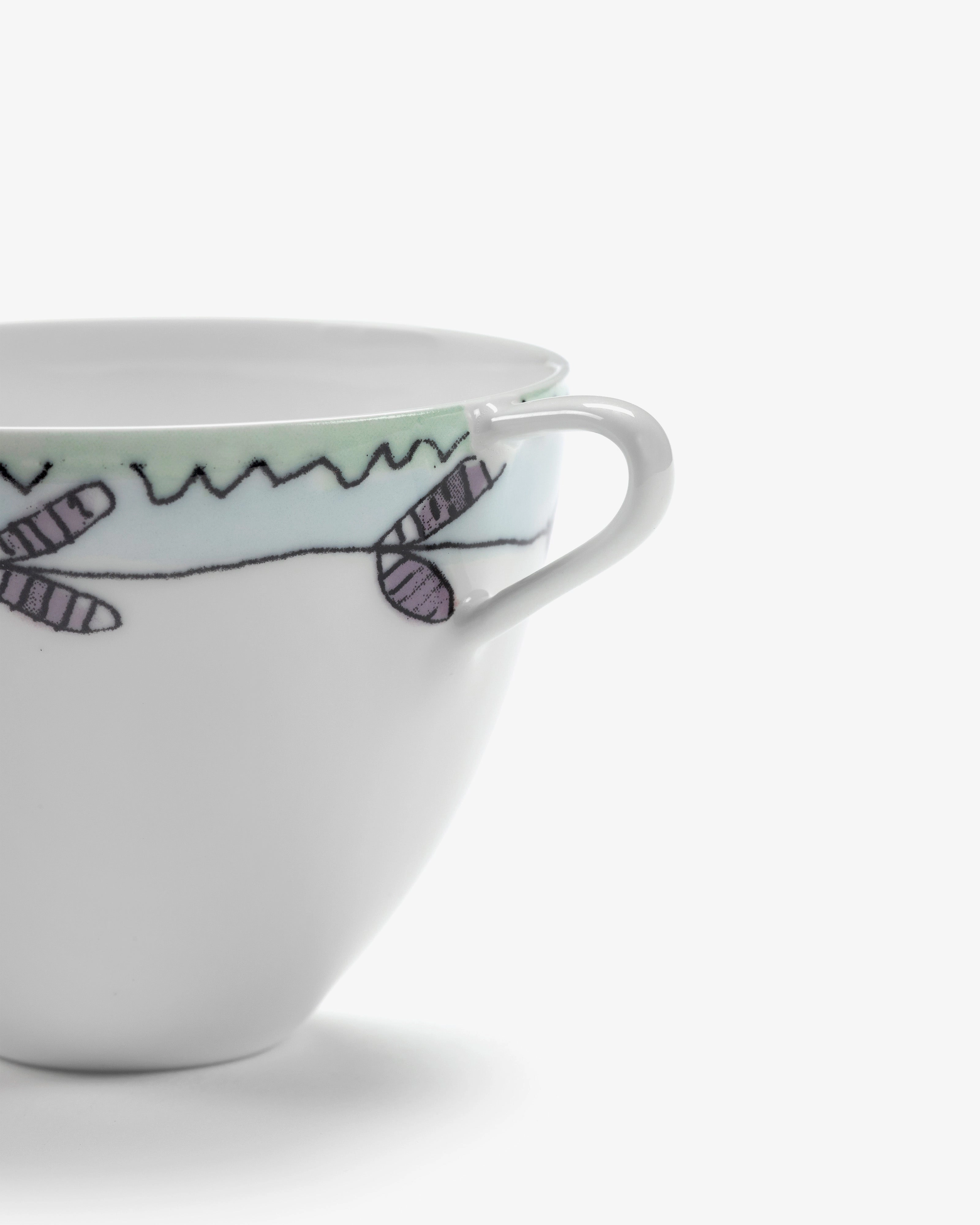 Coffee cup high Blossom milk Midnight Flowers