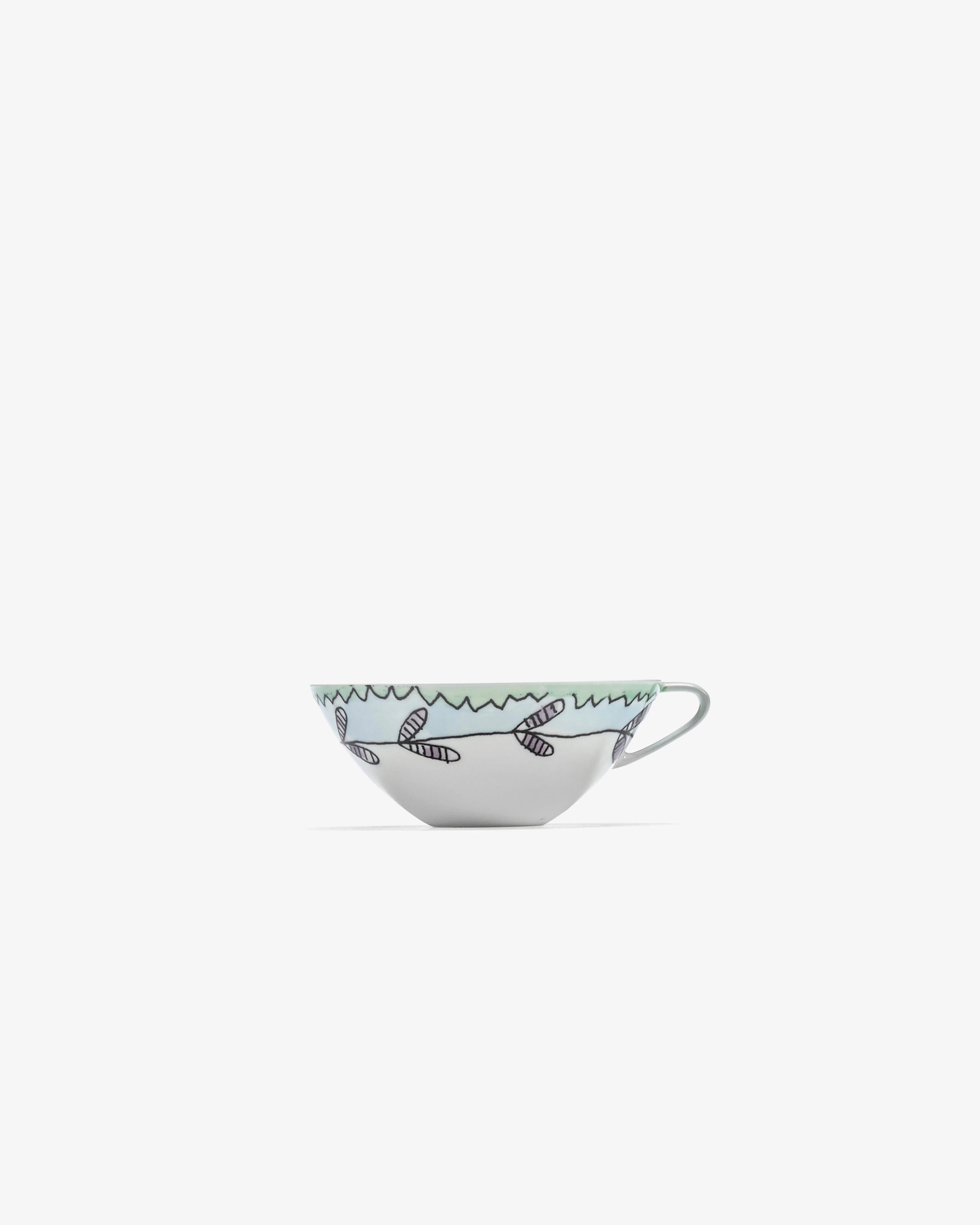 Coffee cup low Blossom milk Midnight Flowers
