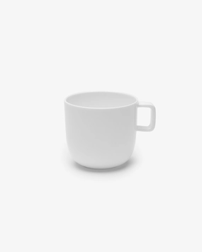 Coffee cup white glazed Base