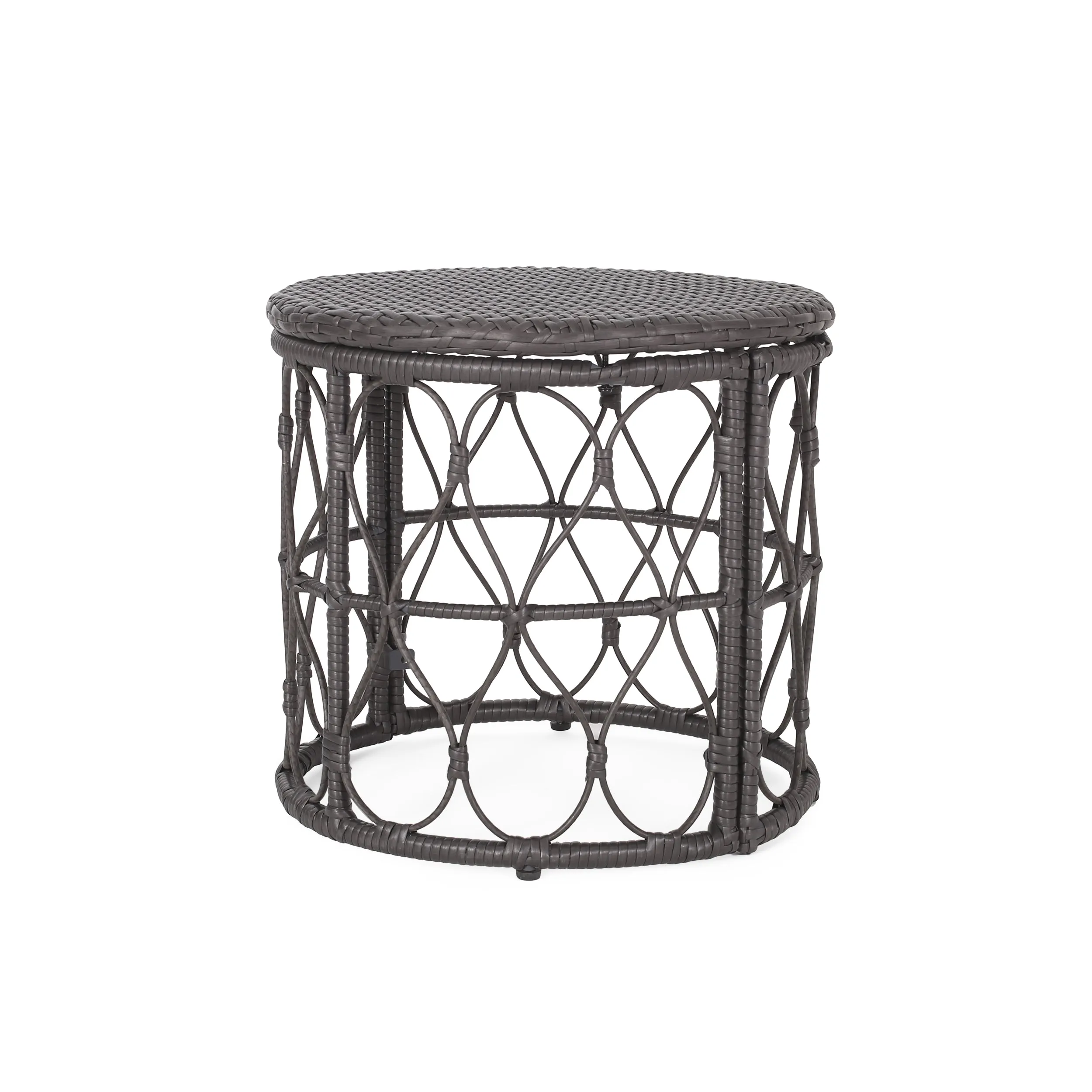 Colmar Outdoor Wicker Side Table coffee table, accent table