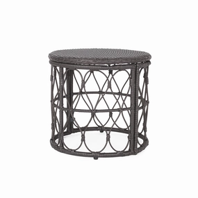 Colmar Outdoor Wicker Side Table coffee table, accent table