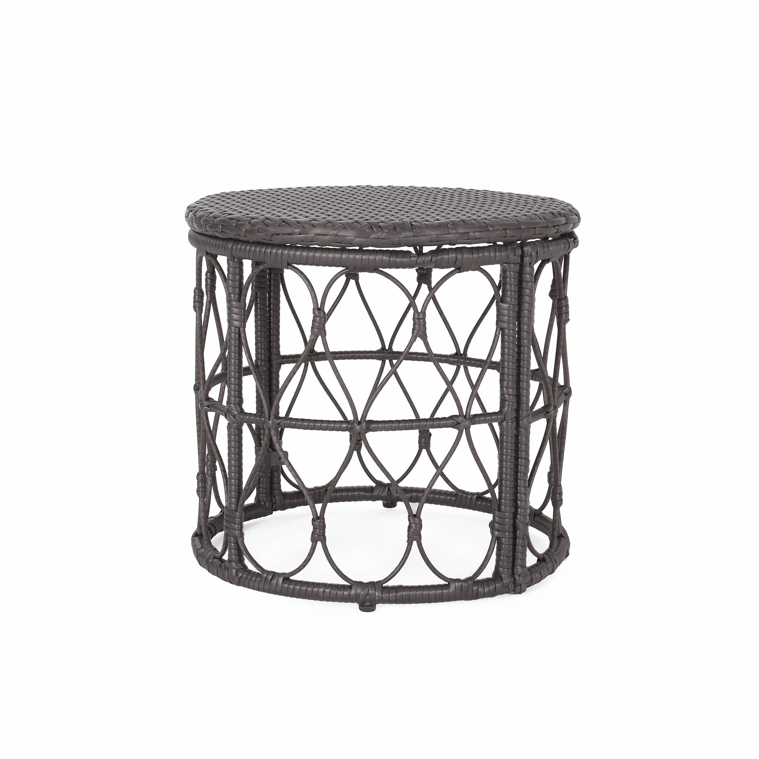 Colmar Outdoor Wicker Side Table coffee table, accent table