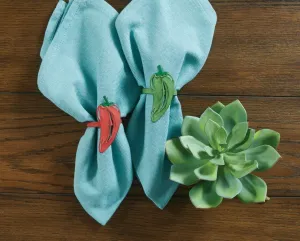 Colorful Southwest Chili Pepper Napkin Rings blender, kitchen appliance