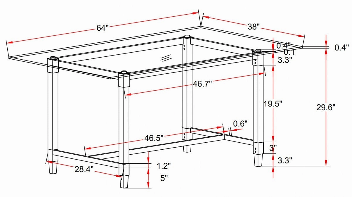Colton Dining Table - Silver