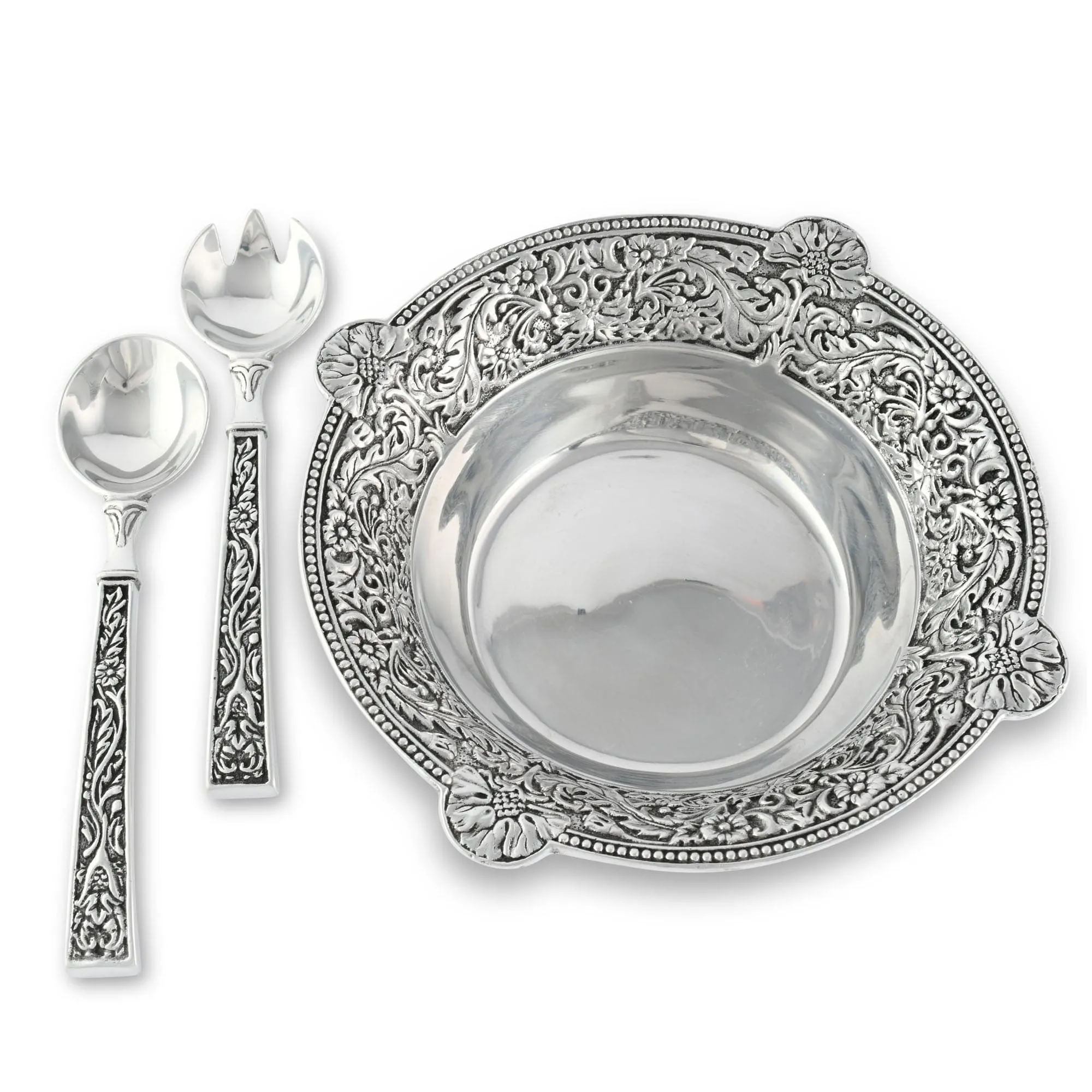 Concho Pattern Salad Bowl Set