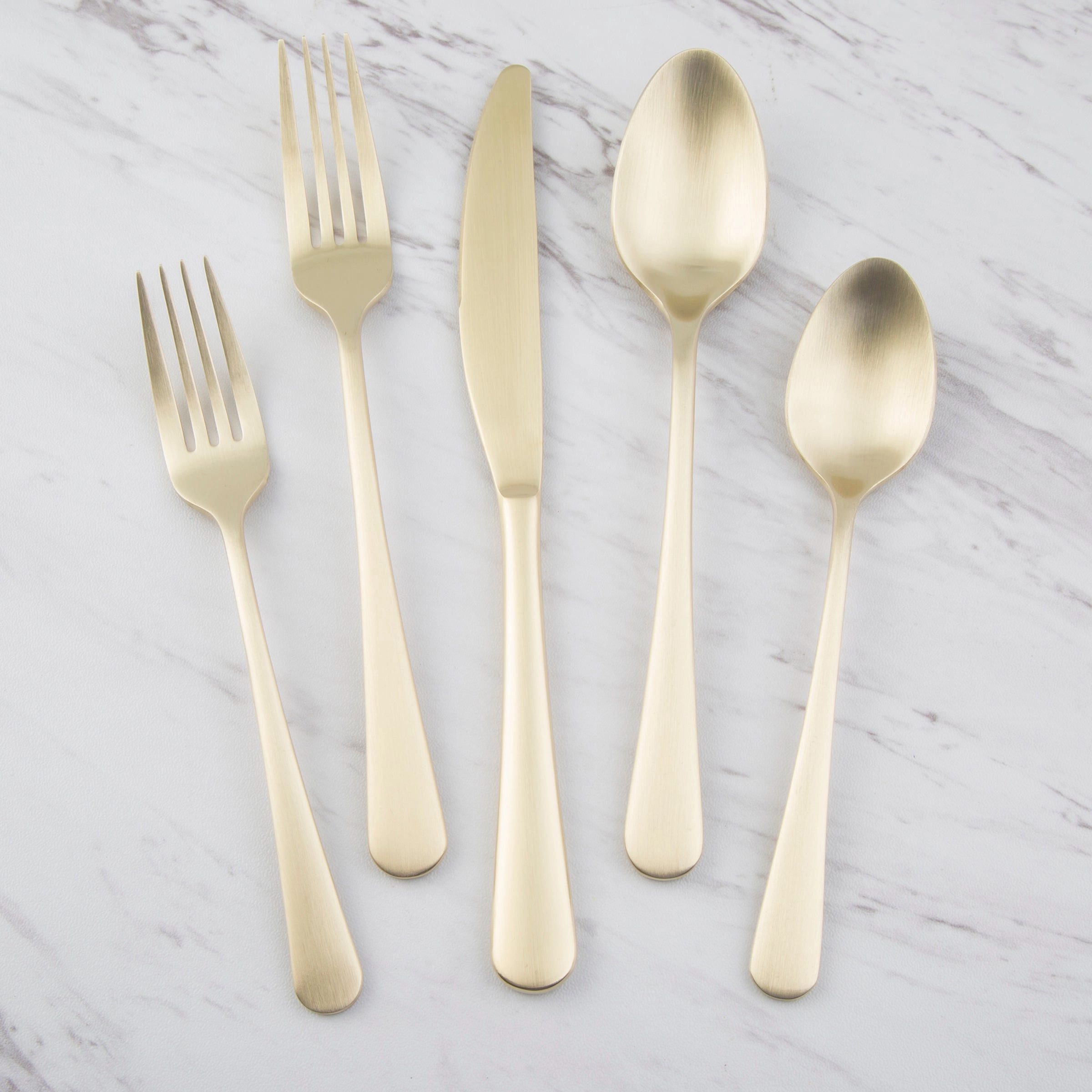 Connor Champagne Gold 20 Piece Flatware Set