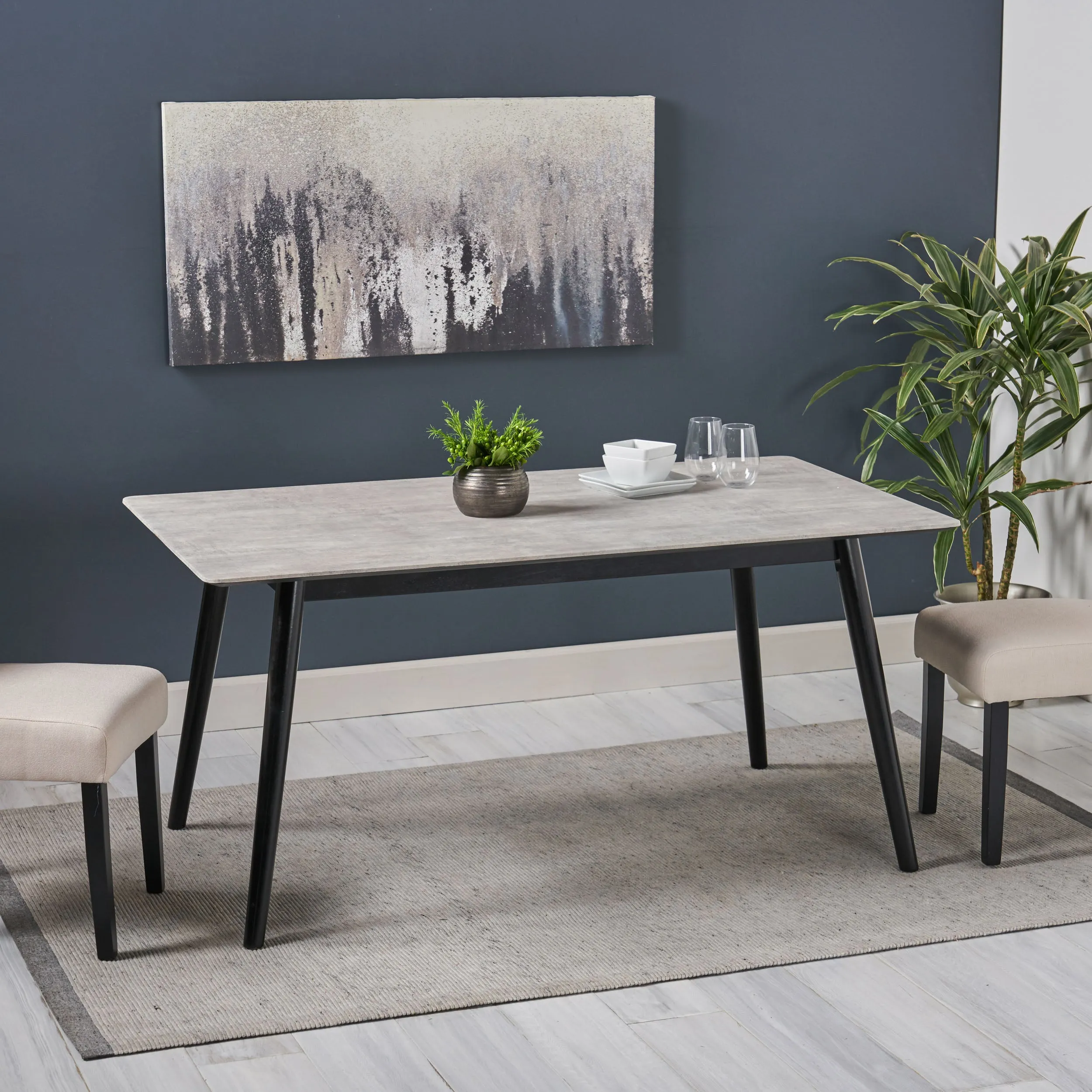 Contemporary Dining Table - NH398803 kitchen island table, dining furniture