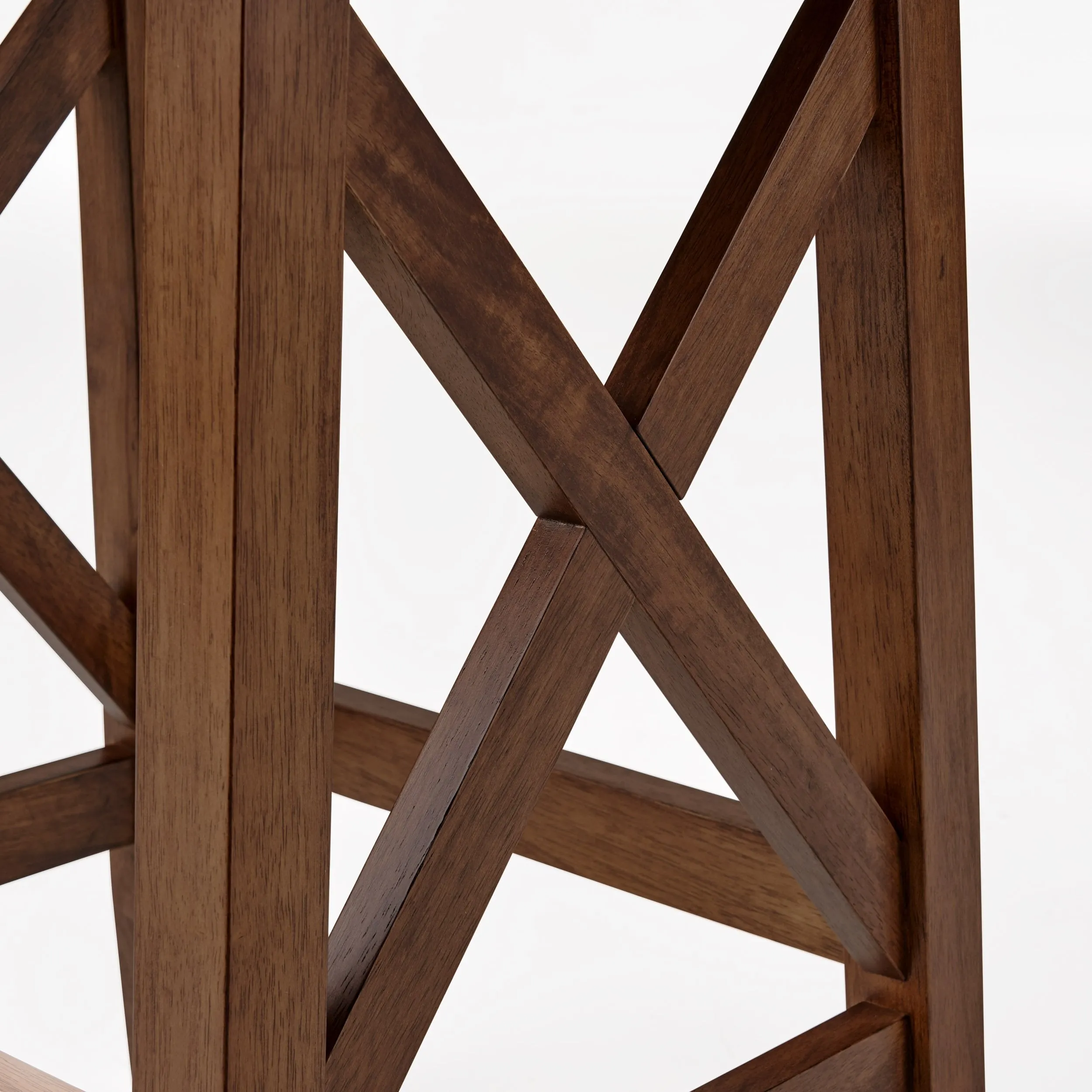 Contemporary Farmhouse Wooden Barstools (Set of 2) - NH245903