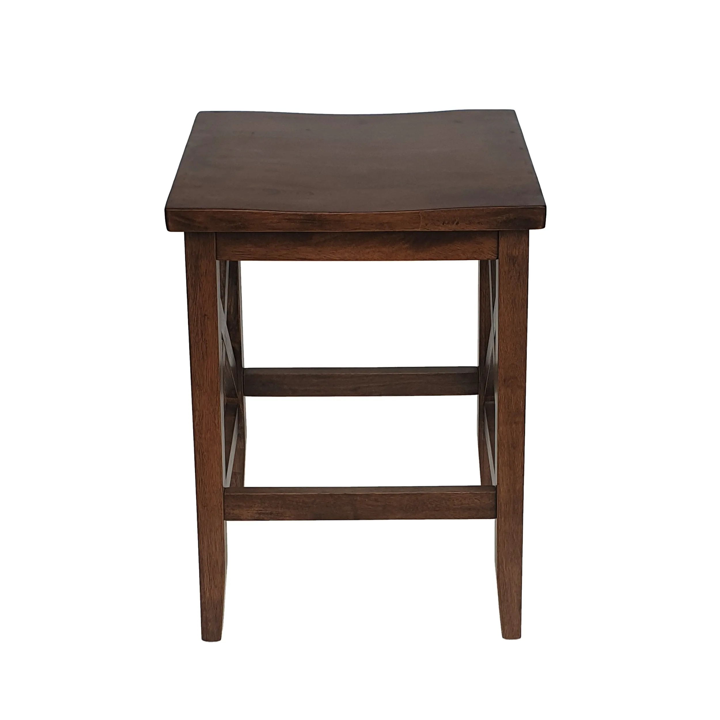 Contemporary Farmhouse Wooden Barstools (Set of 2) - NH245903