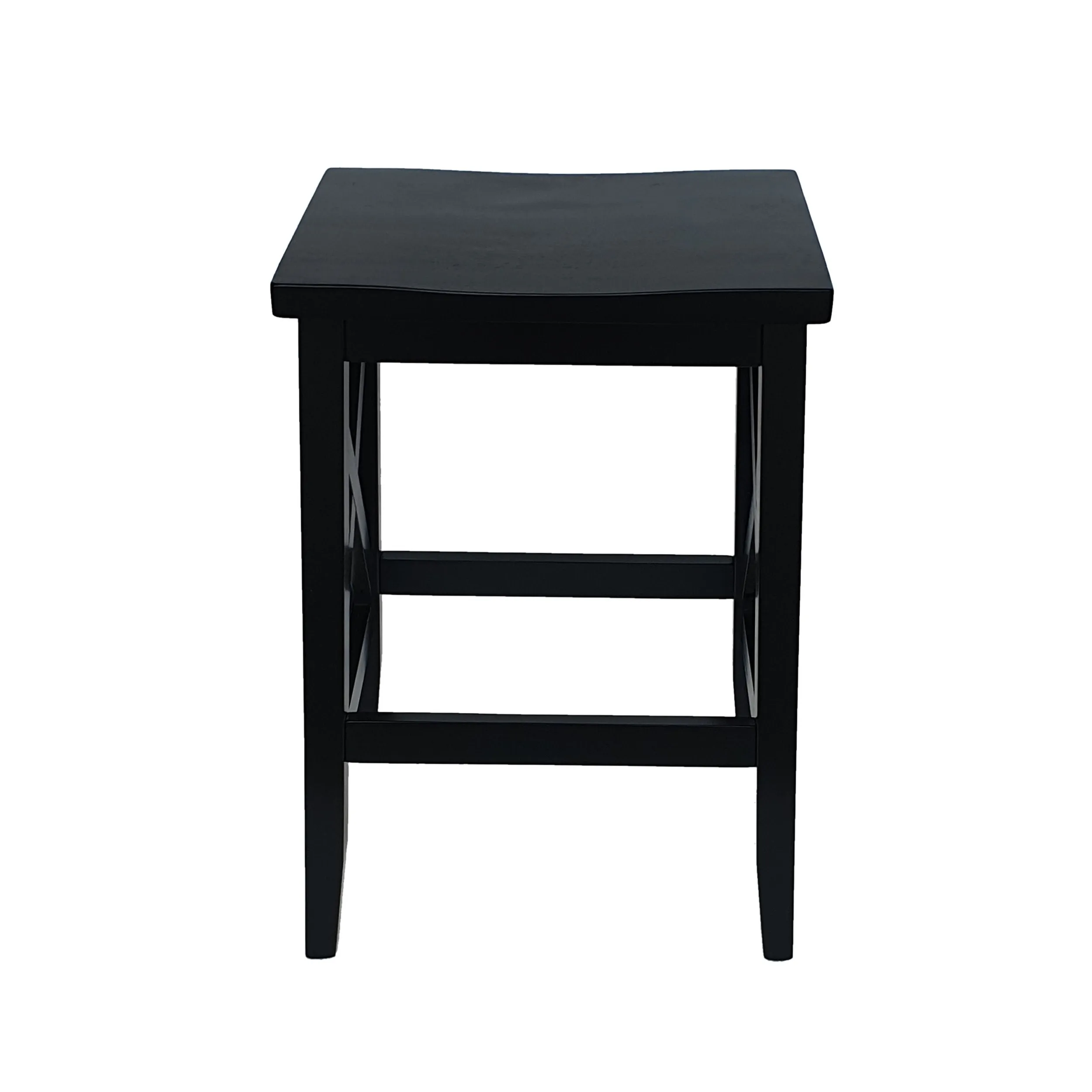 Contemporary Farmhouse Wooden Barstools (Set of 2) - NH245903