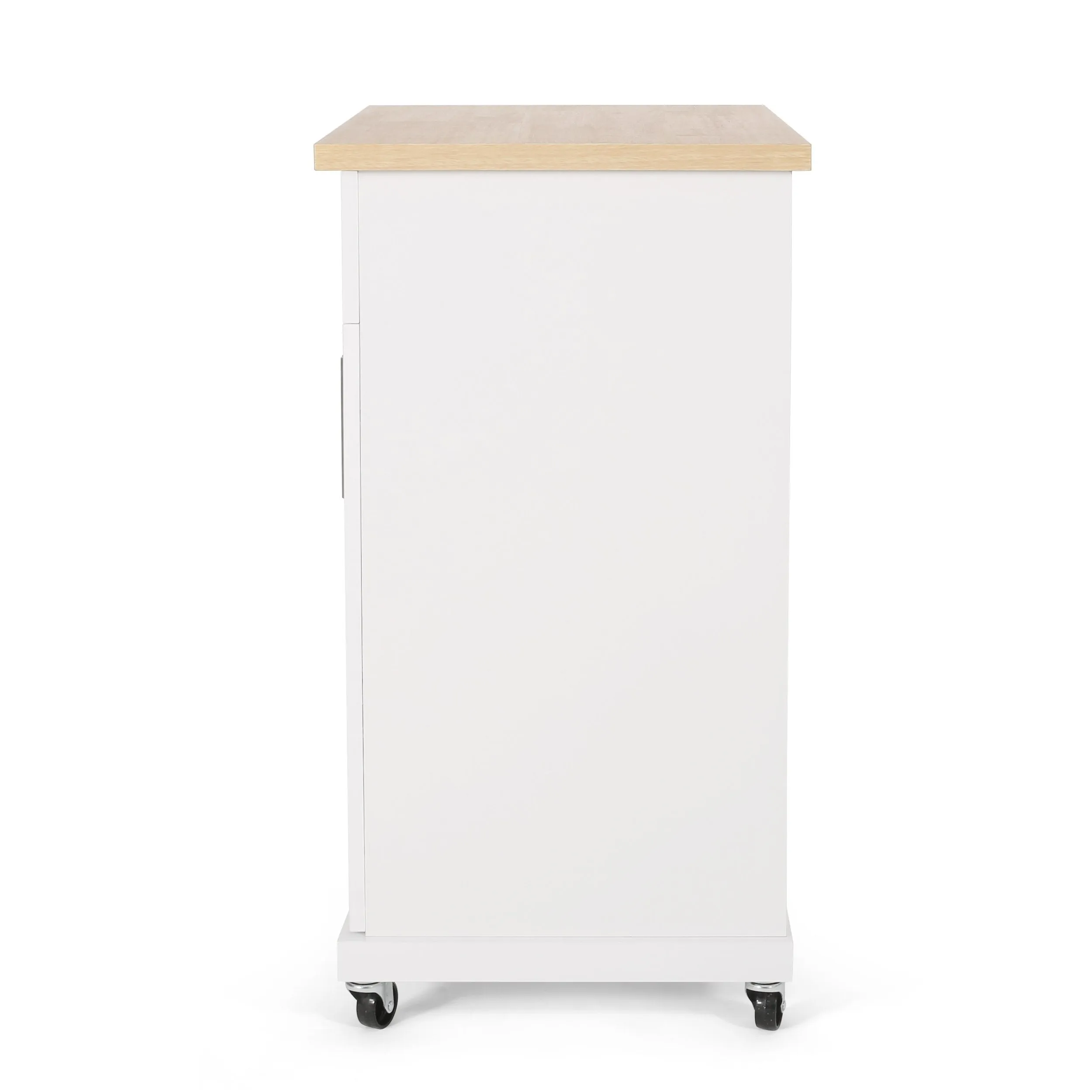 Contemporary Kitchen Cart with Wheels - NH204413