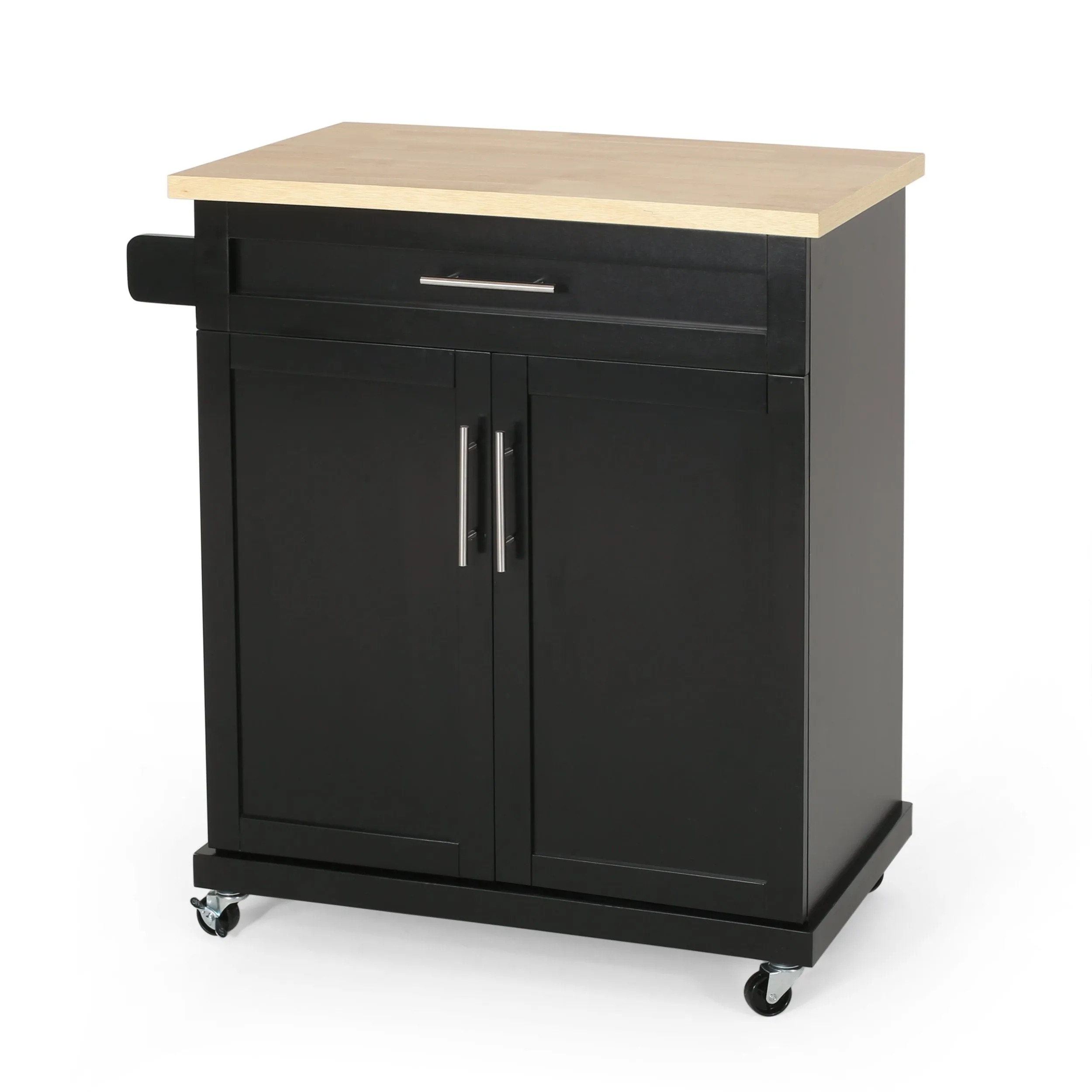 Contemporary Kitchen Cart with Wheels - NH204413