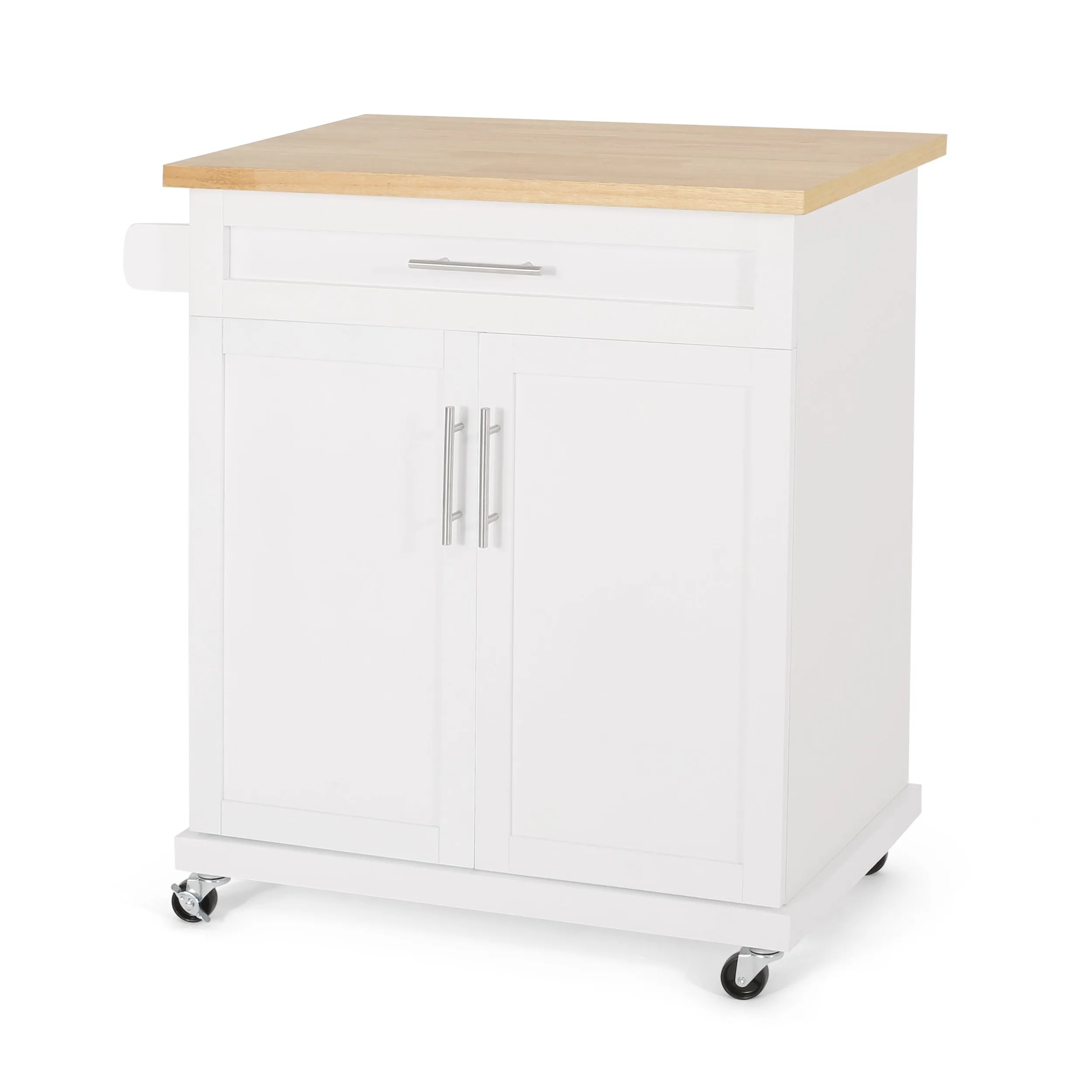 Contemporary Kitchen Cart with Wheels - NH204413
