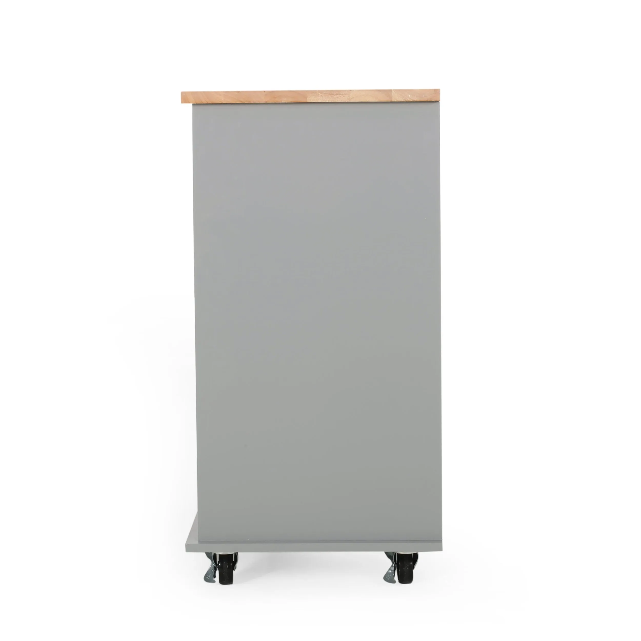 Contemporary Kitchen Cart with Wheels - NH361313