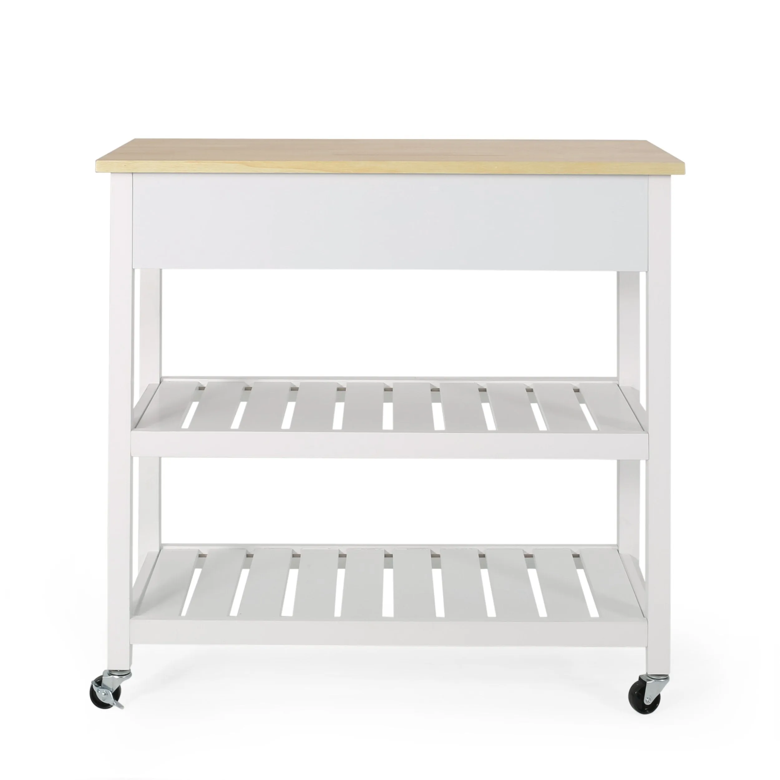 Contemporary Kitchen Cart with Wheels - NH393413