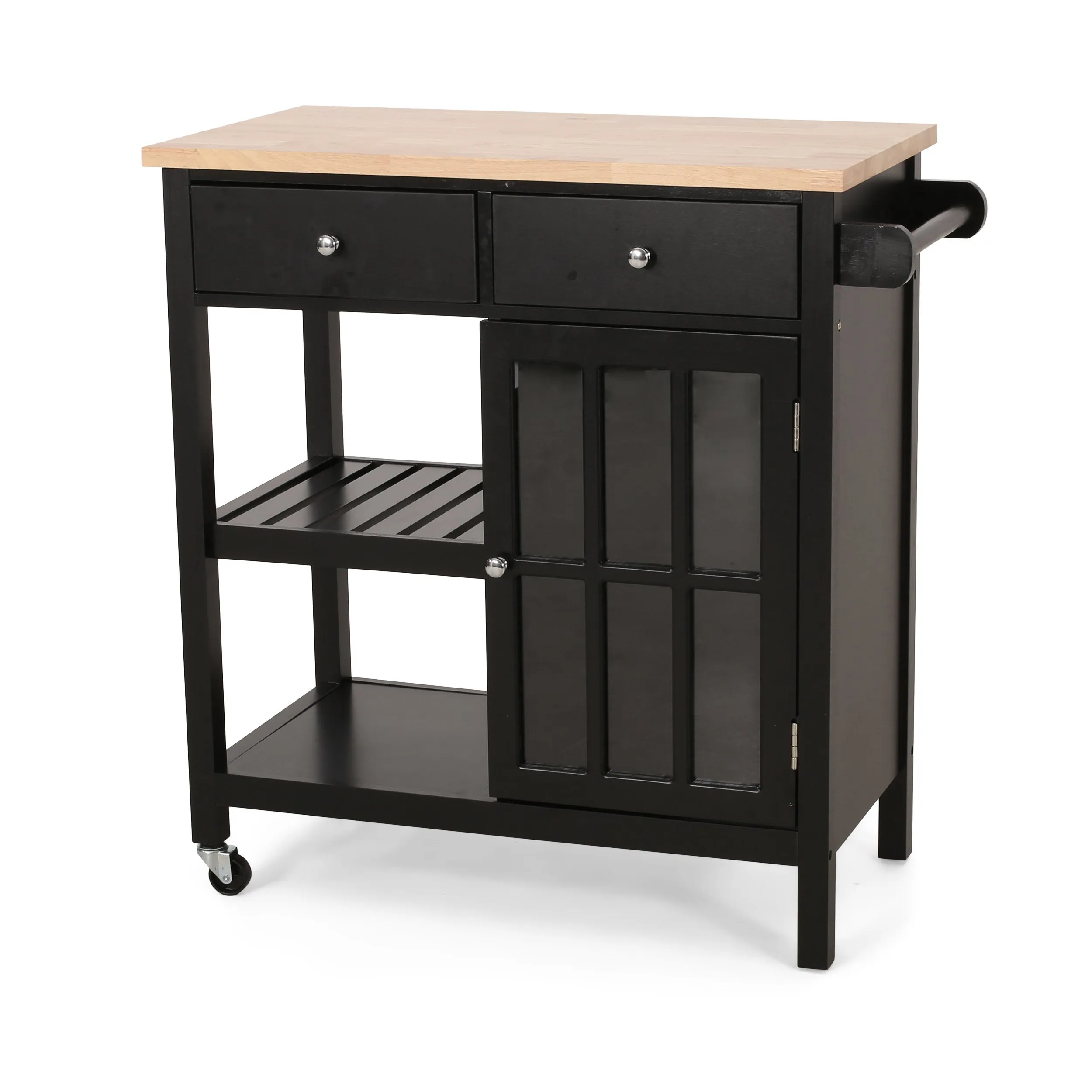 Contemporary Kitchen Cart with Wheels - NH643313