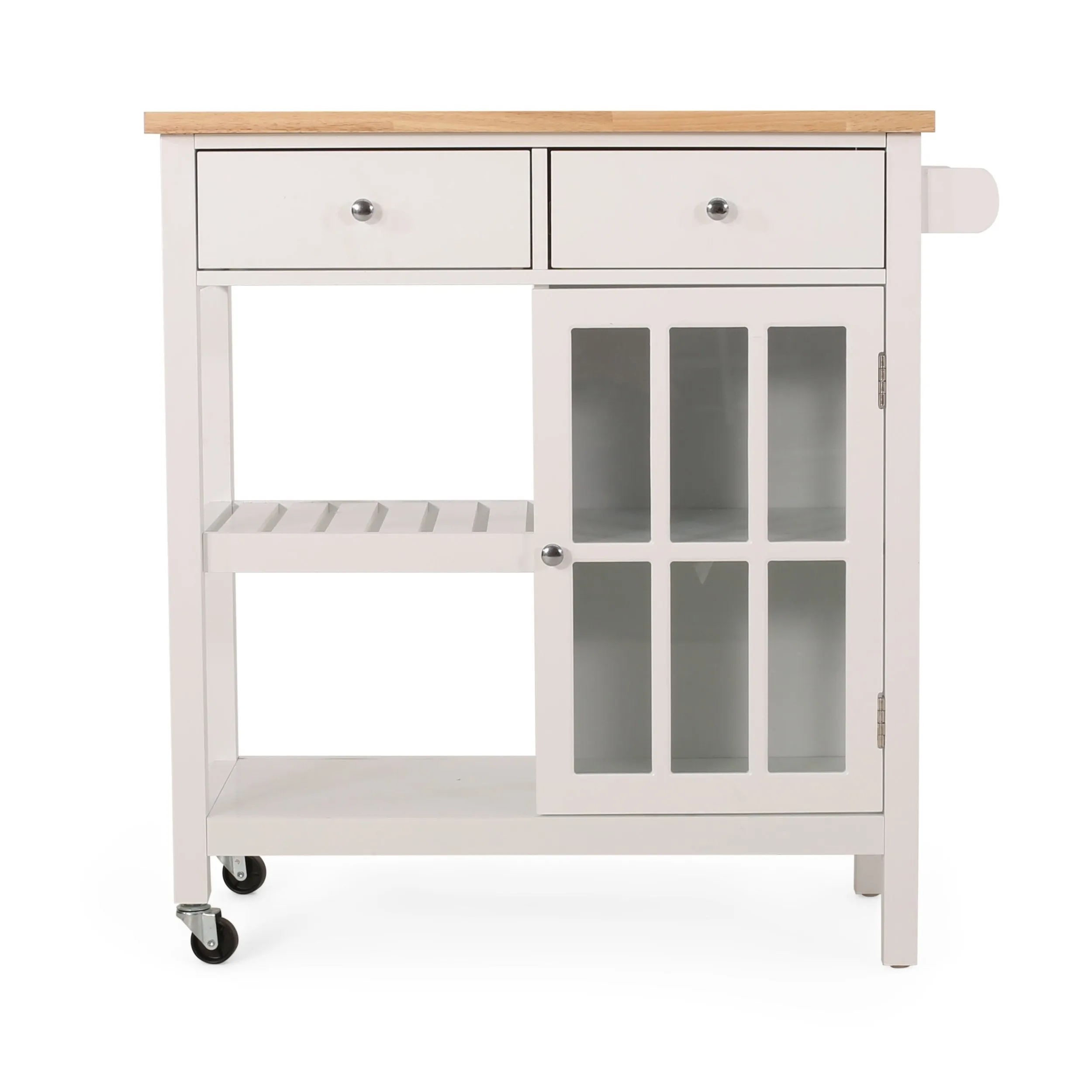 Contemporary Kitchen Cart with Wheels - NH643313