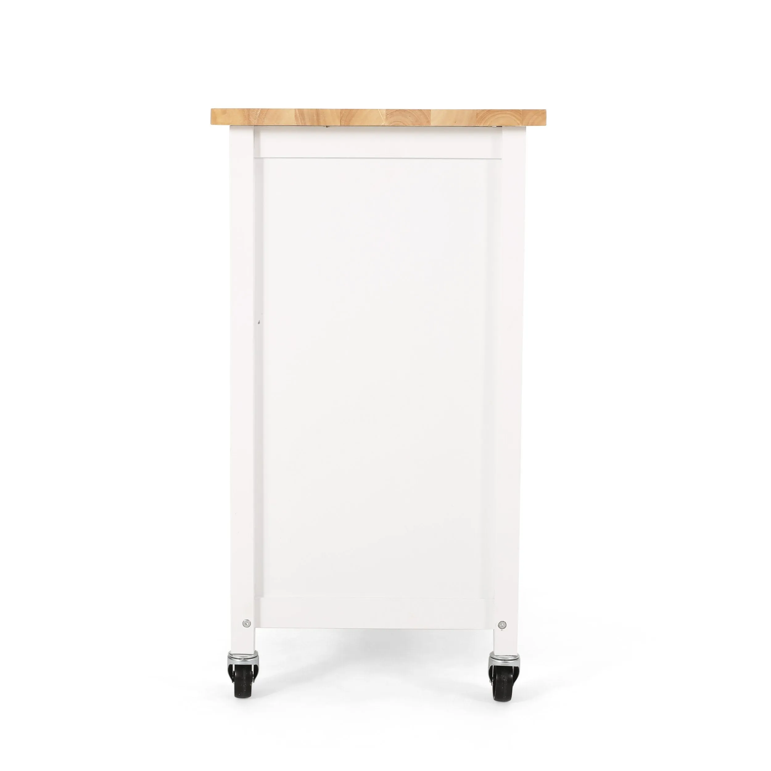 Contemporary Kitchen Cart with Wheels - NH861313
