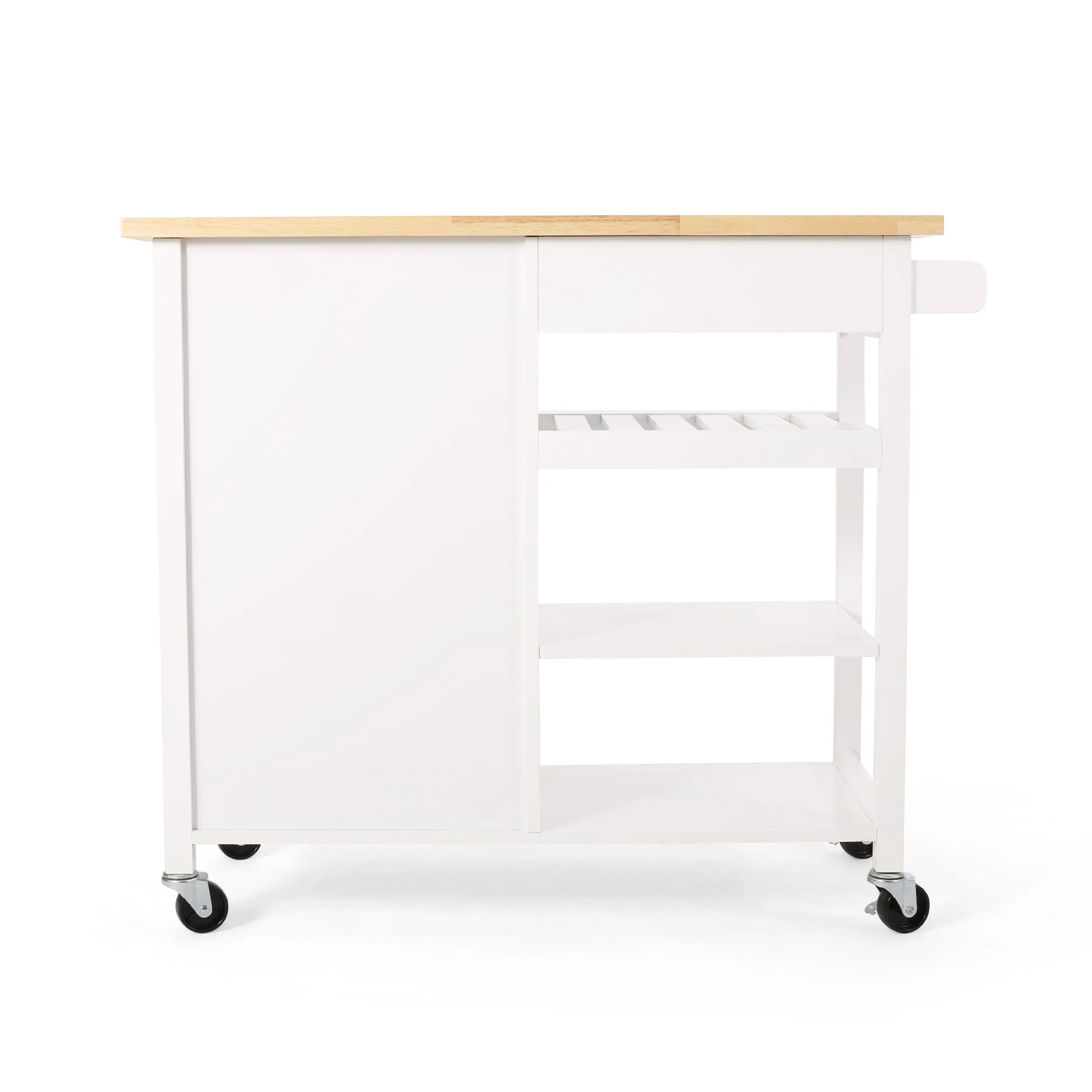 Contemporary Kitchen Cart with Wheels - NH861313