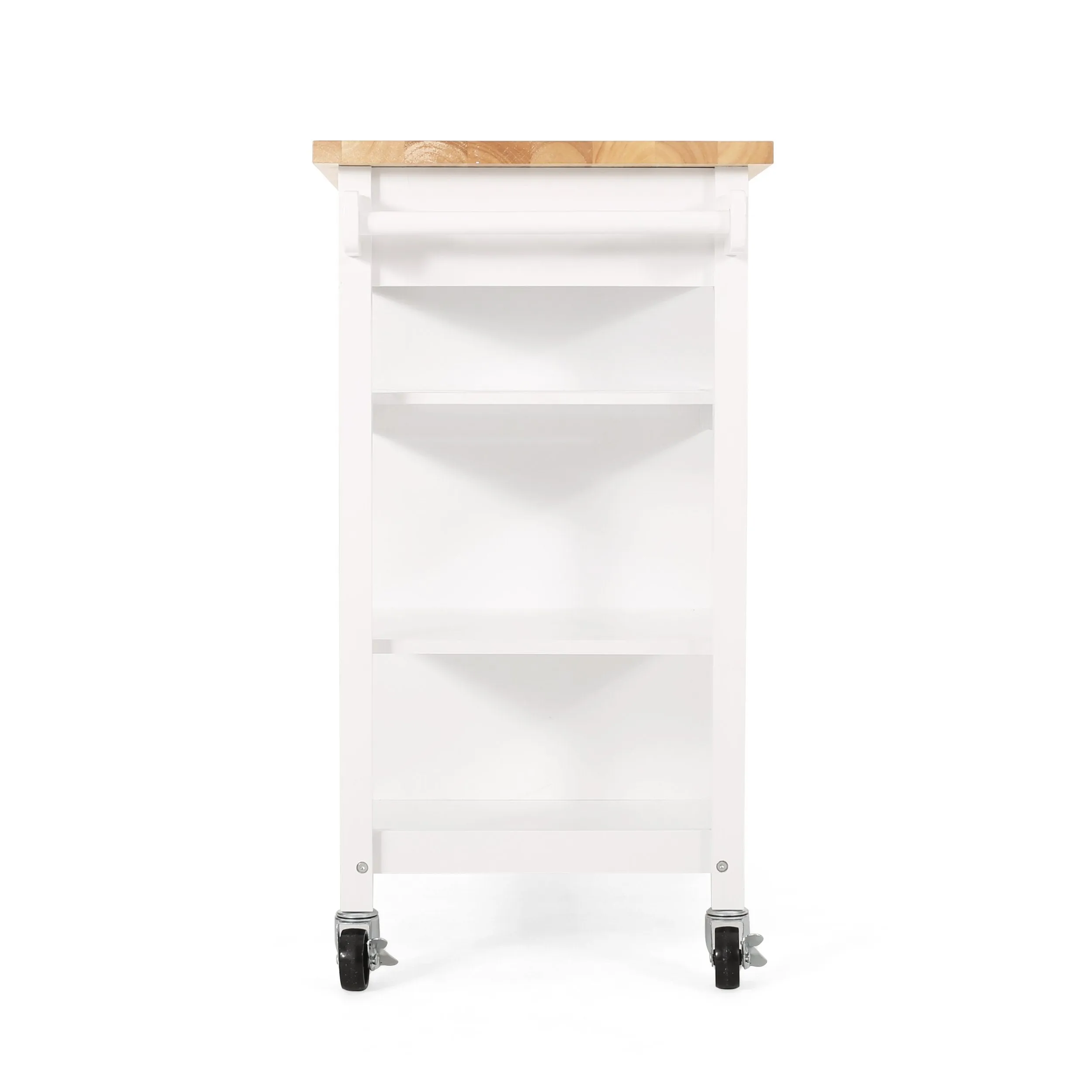Contemporary Kitchen Cart with Wheels - NH861313