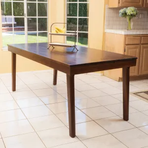 Contemporary Mahogany Wood Dining Table - NH680692 kitchen island table, dining furniture
