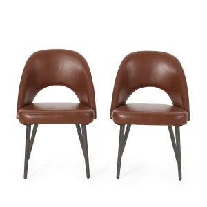 Contemporary Open Back Dining Chairs, Set of 2 - NH543413 dining table set, 6-piece dining set