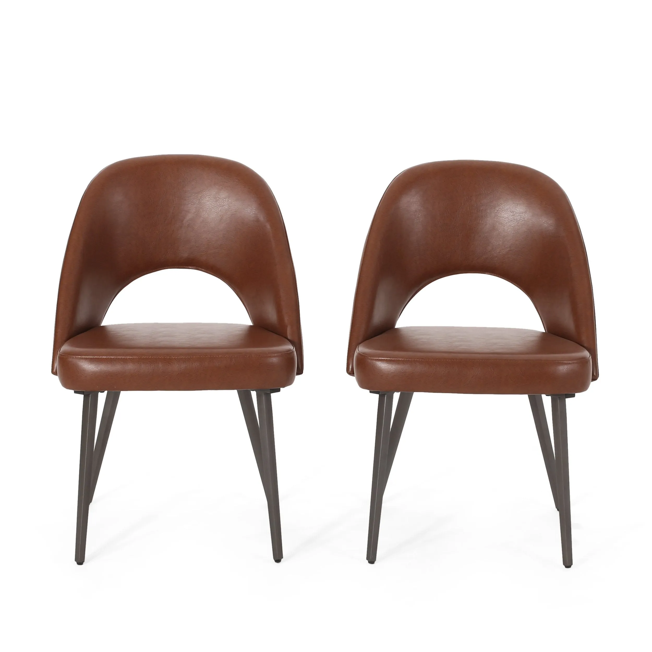 Contemporary Open Back Dining Chairs, Set of 2 - NH543413 dining table set, 6-piece dining set