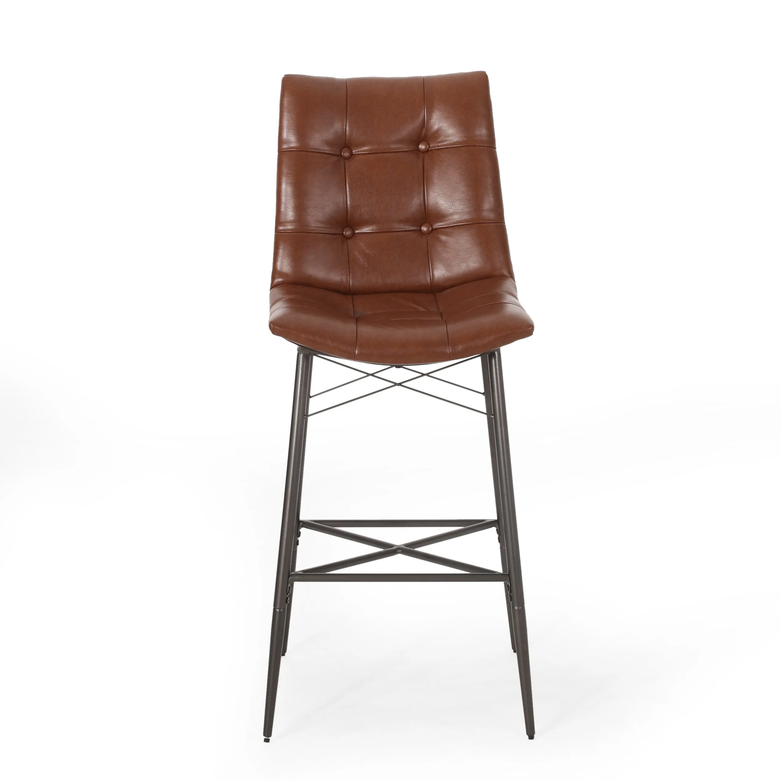 Contemporary Tufted Barstools, Set of 2 - NH854413