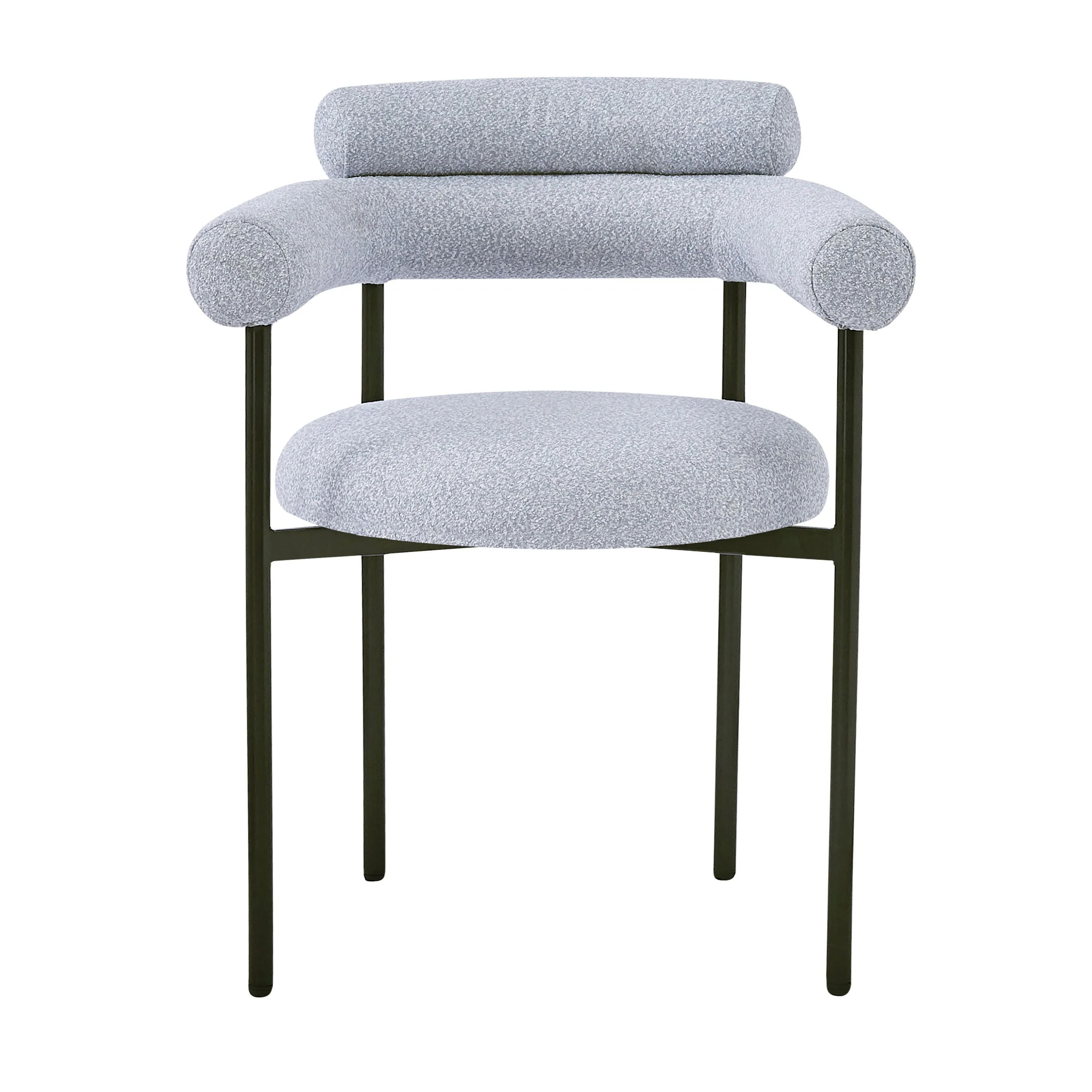 Contemporary Upholstered Dining Chair  Soft Cushioned Seat & Back