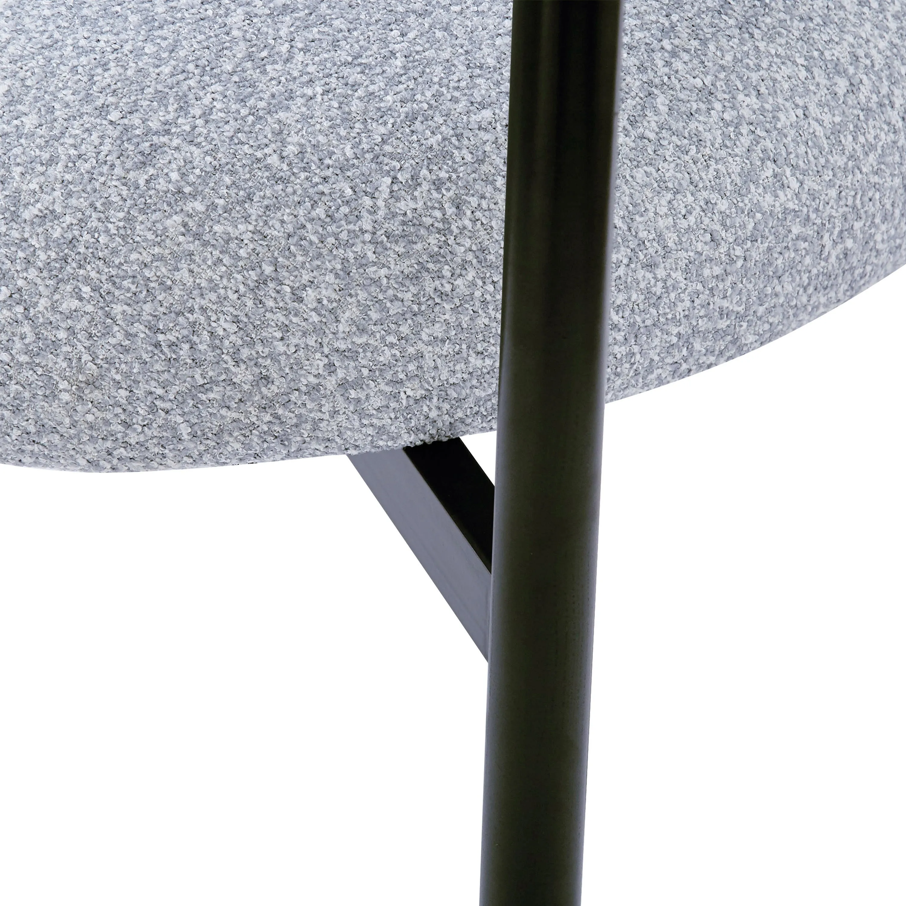 Contemporary Upholstered Dining Chair  Soft Cushioned Seat & Back