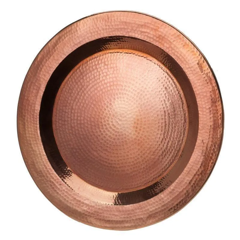 Copper Thessaly Round Serving Platter