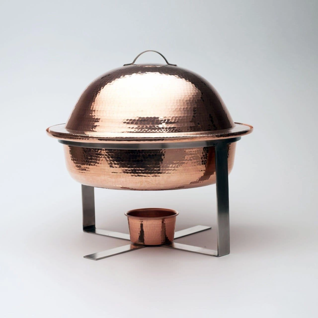 Copper Round Dome Chafer