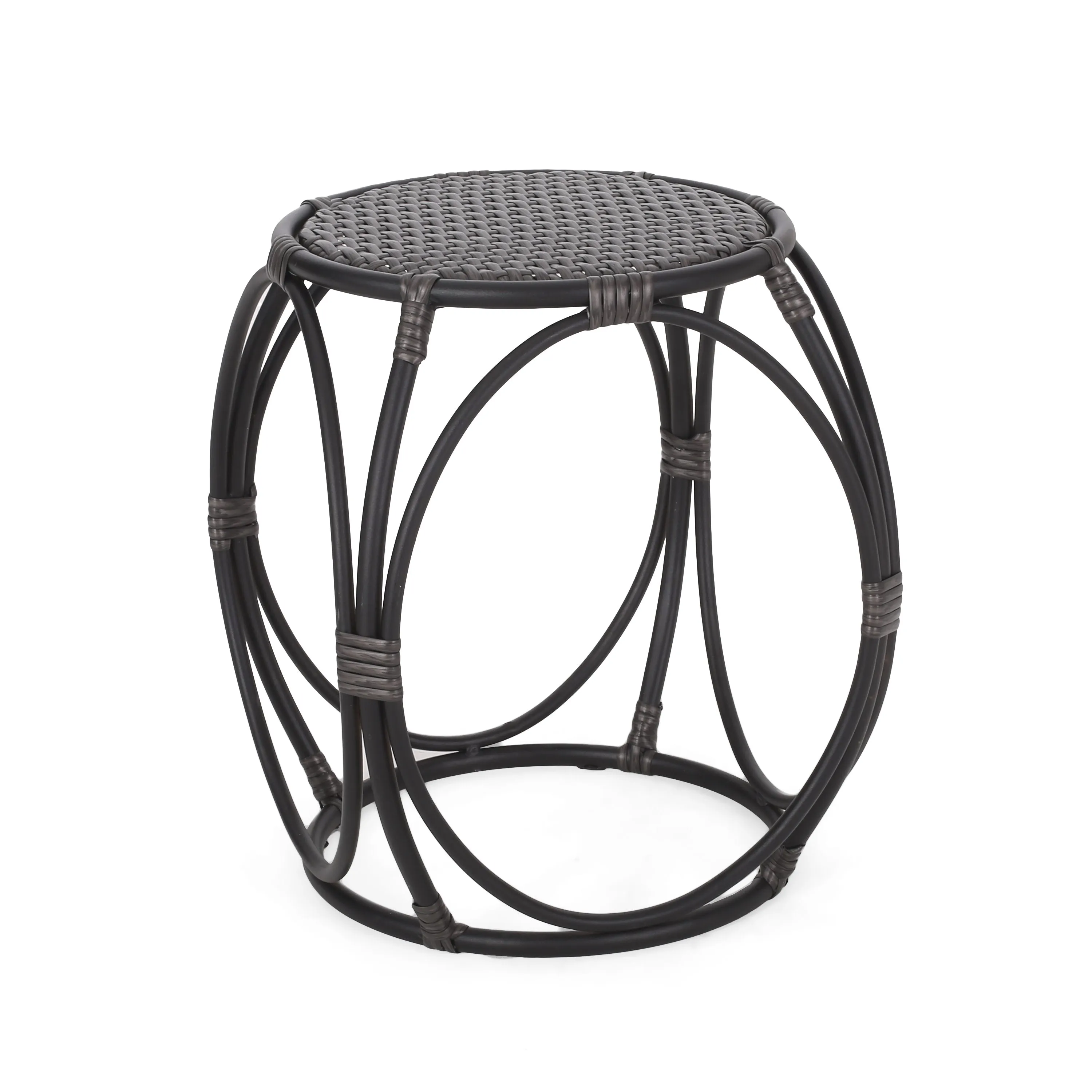 Coston Outdoor Wicker Side Table coffee table, accent table