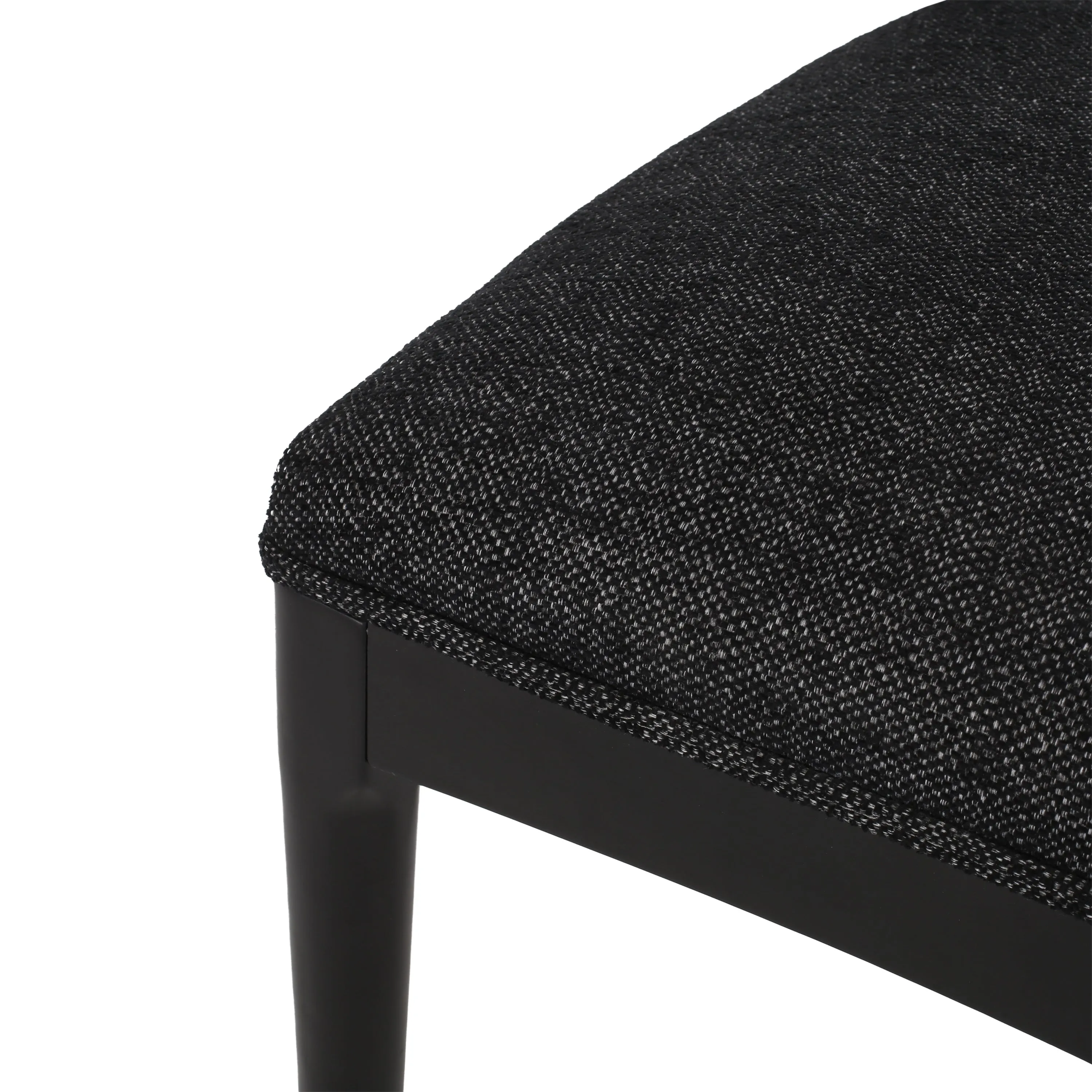 Covey Mid Century Modern Fabric Upholstered Wood Dining Chairs, Set of 2