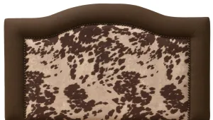 Cow Print Headboard bedroom furniture, nightstand