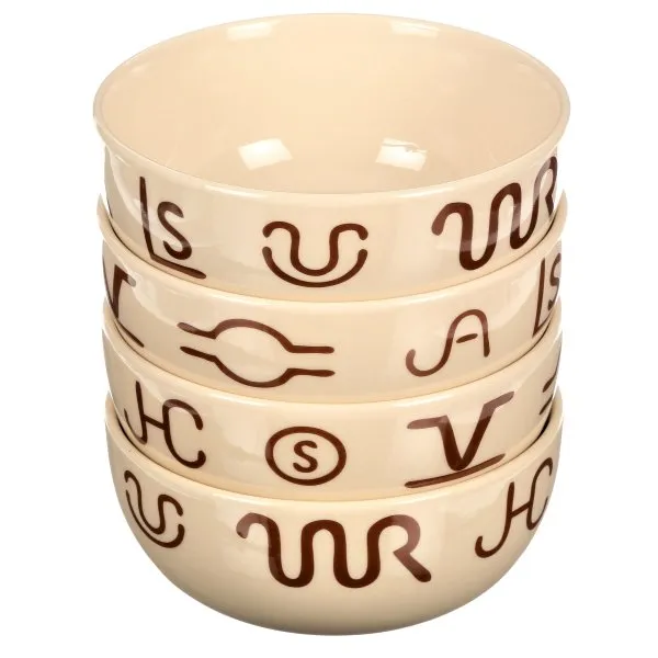 Cowboy Bronc & Brands Bowls