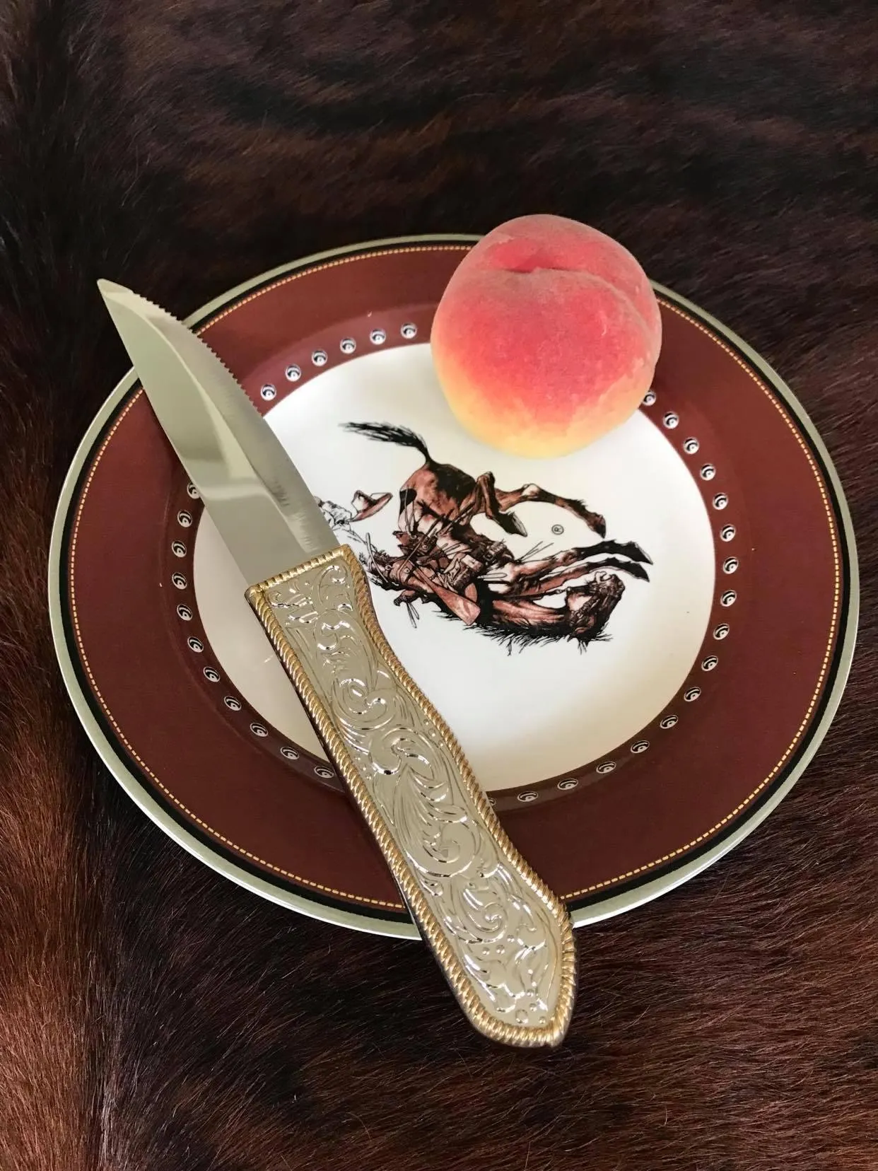 Cowboy Kitchen Western Steak Knife Set