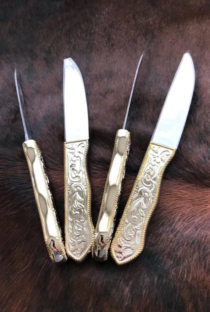 Cowboy Kitchen Western Steak Knife Set
