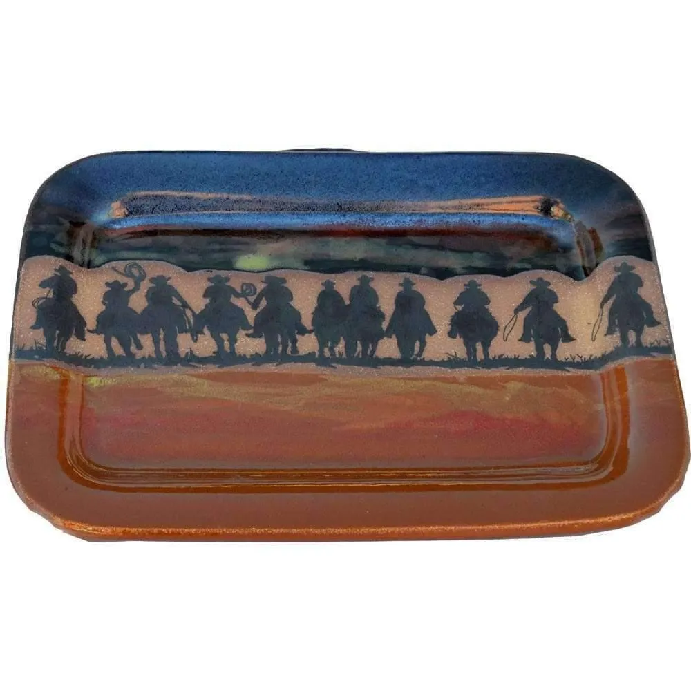 Cowboy Posse 8 oz Stoneware Creamer Pitcher